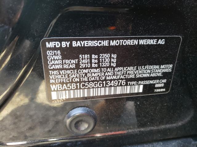 2016 BMW 535 I WBA5B1C58GG134976
