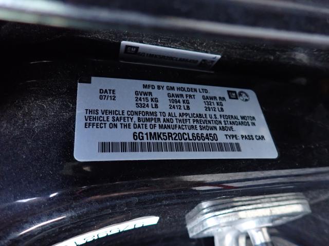 2012 CHEVROLET CAPRICE PO 6G1MK5R20CL666450