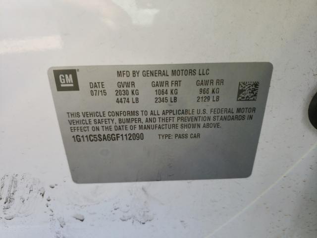 2016 CHEVROLET MALIBU LIM 1G11C5SA6GF112090