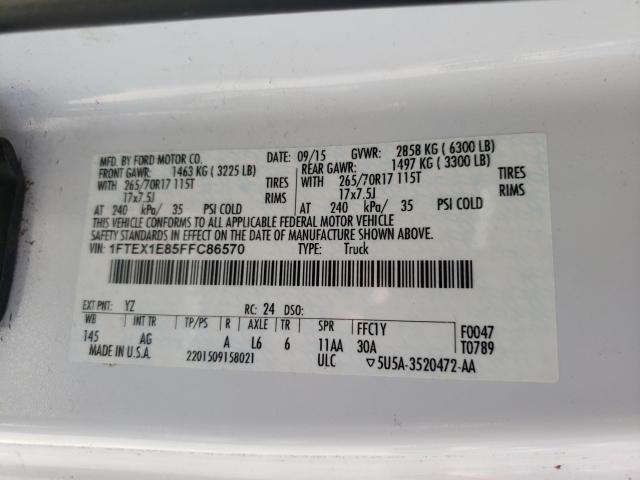 2015 FORD F150 SUPER 1FTEX1E85FFC86570