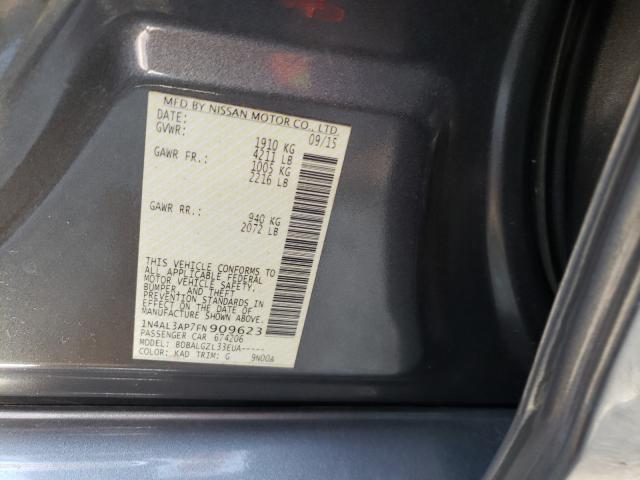 2015 NISSAN ALTIMA 2.5 1N4AL3AP7FN909623