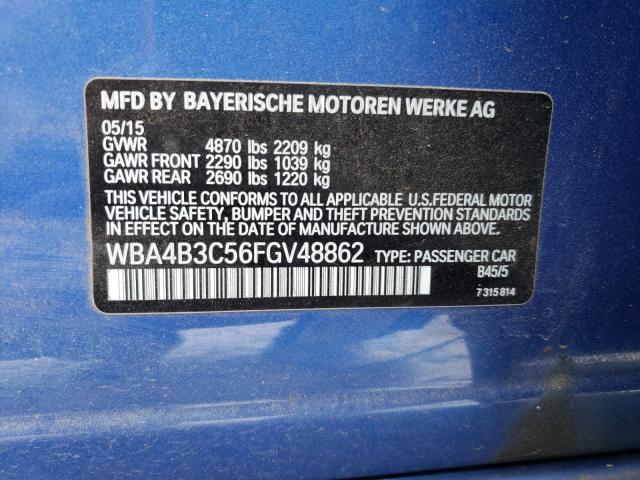 2015 BMW 435 XI GRA WBA4B3C56FGV48862