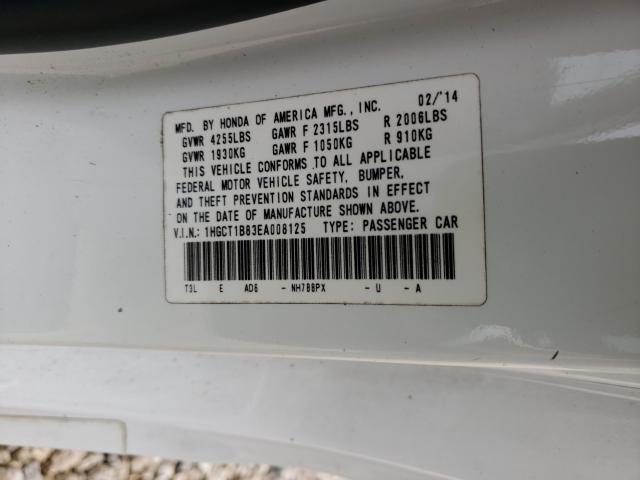 2014 HONDA ACCORD EXL 1HGCT1B83EA008125