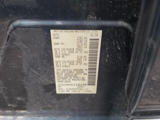 2016 NISSAN MURANO S 5N1AZ2MHXGN116496
