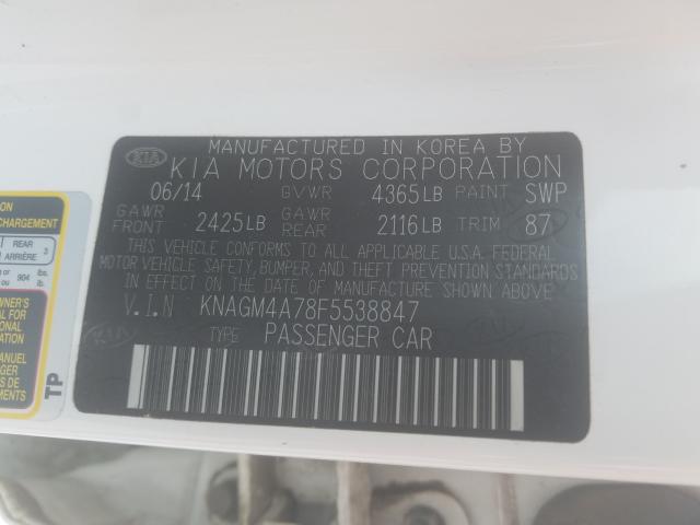 2015 KIA OPTIMA LX KNAGM4A78F5538847