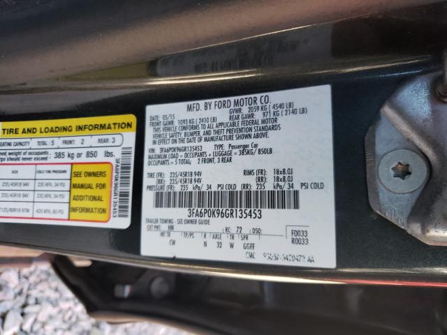 2016 FORD FUSION TIT 3FA6P0K96GR135453