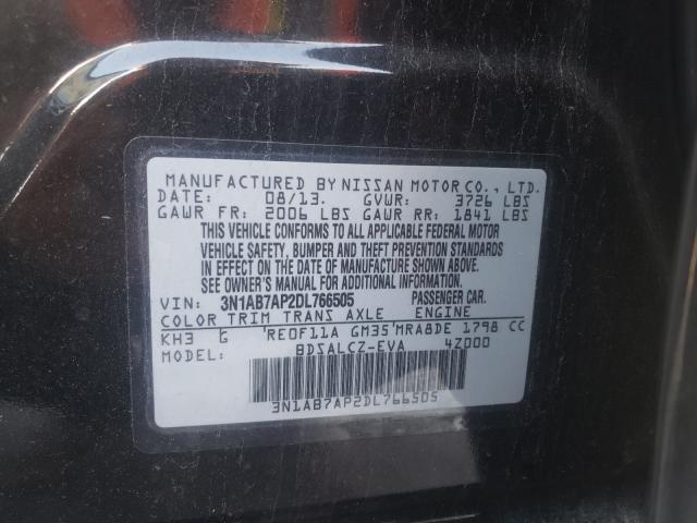 2013 NISSAN SENTRA 3N1AB7AP2DL766505