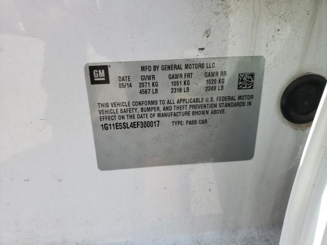 2014 CHEVROLET MALIBU 2LT 1G11E5SL4EF300017