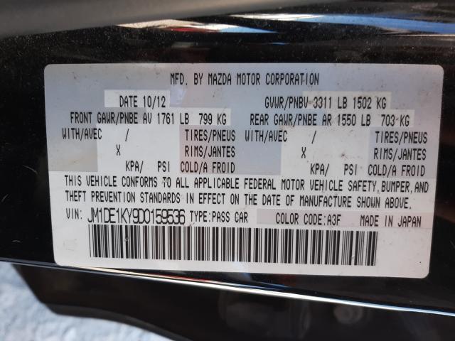 2013 MAZDA MAZDA2 JM1DE1KY9D0159536