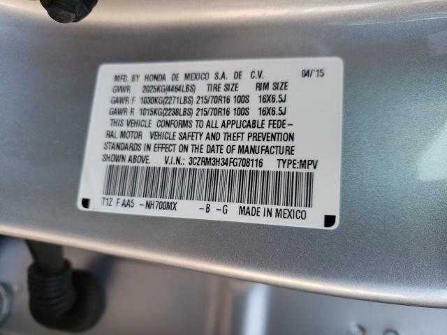 2015 HONDA CR-V LX 3CZRM3H34FG708116