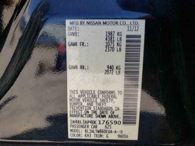2013 NISSAN ALTIMA 3.5 1N4BL3AP4DC176590
