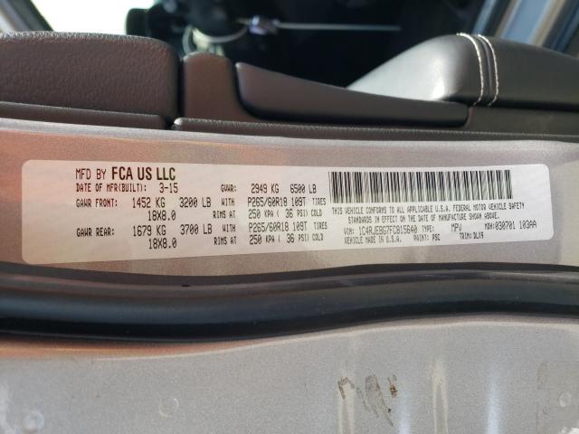 2015 JEEP GRAND CHER 1C4RJEBG7FC815640