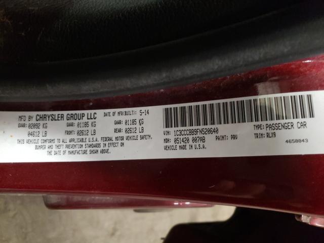 2015 CHRYSLER 200 S 1C3CCCBB9FN520640