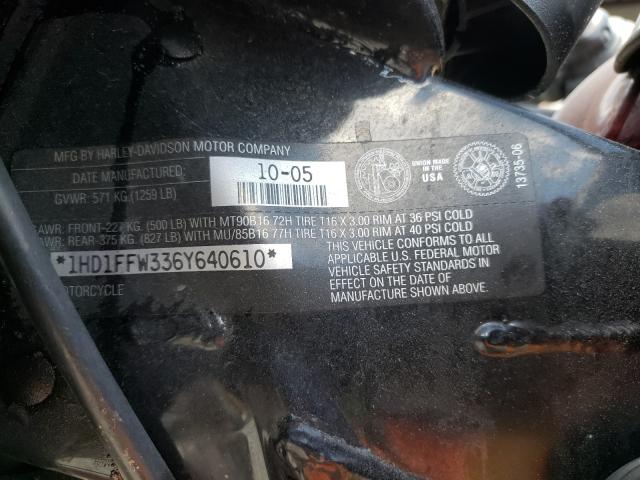 2006 HARLEY-DAVIDSON FLHTCI 1HD1FFW336Y640610
