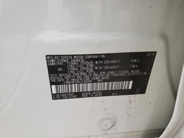 2017 TOYOTA RAV4 LE JTMBFREV9HJ133698