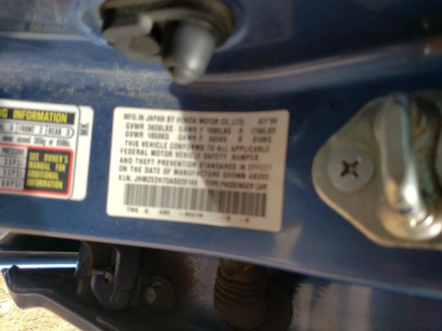 2010 HONDA INSIGHT EX JHMZE2H73AS020169