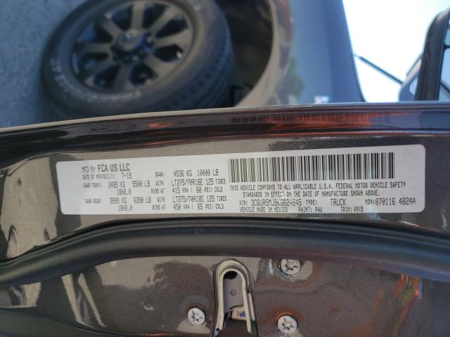 2019 RAM 2500 BIG H 3C6UR5MJ9KG624845