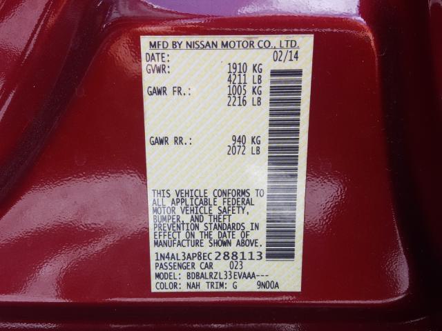2014 NISSAN ALTIMA 2.5 1N4AL3AP8EC288113