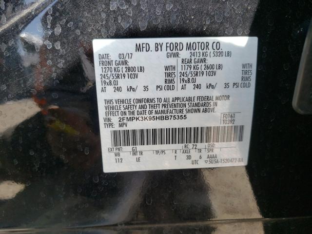 2017 FORD EDGE TITAN 2FMPK3K95HBB75355