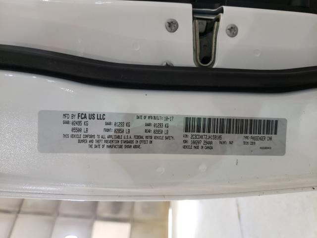 2018 DODGE CHARGER PO 2C3CDXKT2JH159105