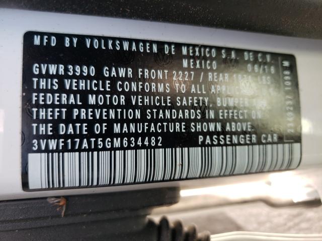 2016 VOLKSWAGEN BEETLE 1.8 3VWF17AT5GM634482