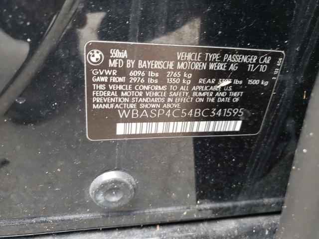 2011 BMW 550 XIGT WBASP4C54BC341595