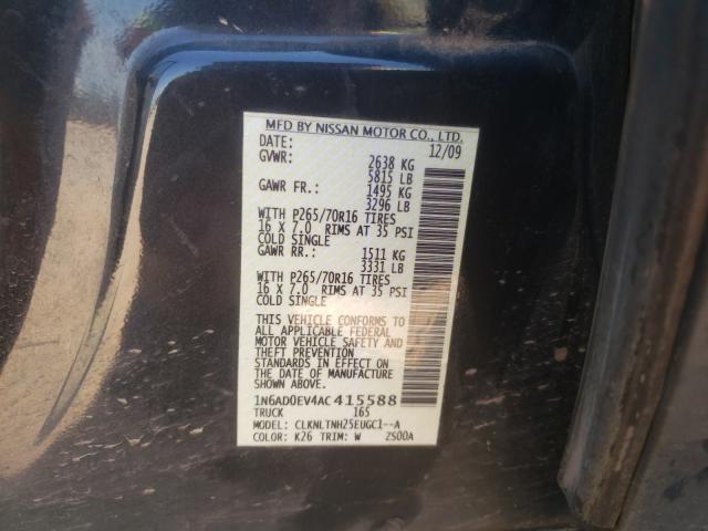 2010 NISSAN FRONTIER C 1N6AD0EV4AC415588
