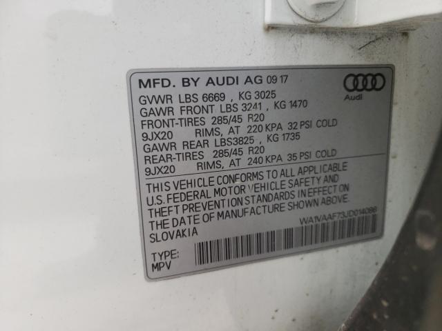 VIN WA1VAAF73JD014086 2018 Audi Q7, Prestige no.10