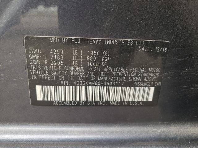 2017 SUBARU IMPREZA SP 4S3GKAM60H3603117