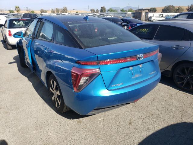 2018 TOYOTA MIRAI JTDBVRBD3JA004604