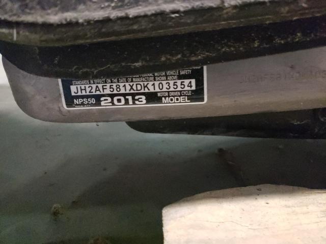 2013 HONDA NPS50 JH2AF581XDK103554