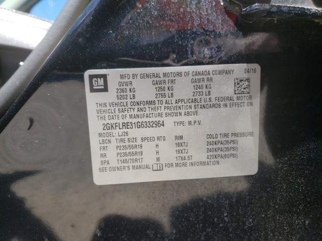 2016 GMC TERRAIN DE 2GKFLRE31G6332964