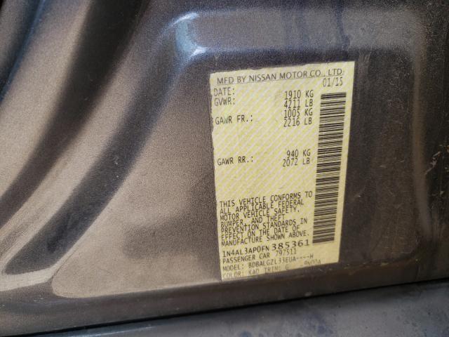 2015 NISSAN ALTIMA 2.5 1N4AL3AP0FN385361