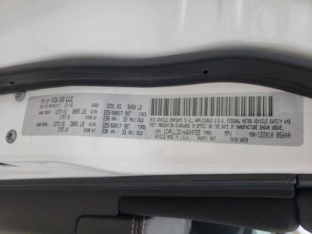 2017 JEEP CHEROKEE 1C4PJLCB1HW604725