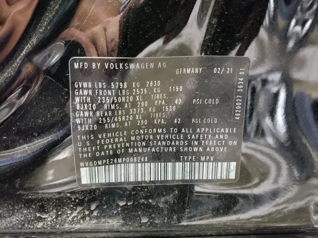 2021 VOLKSWAGEN ID.4 FIRST WVGDMPE26MP008248