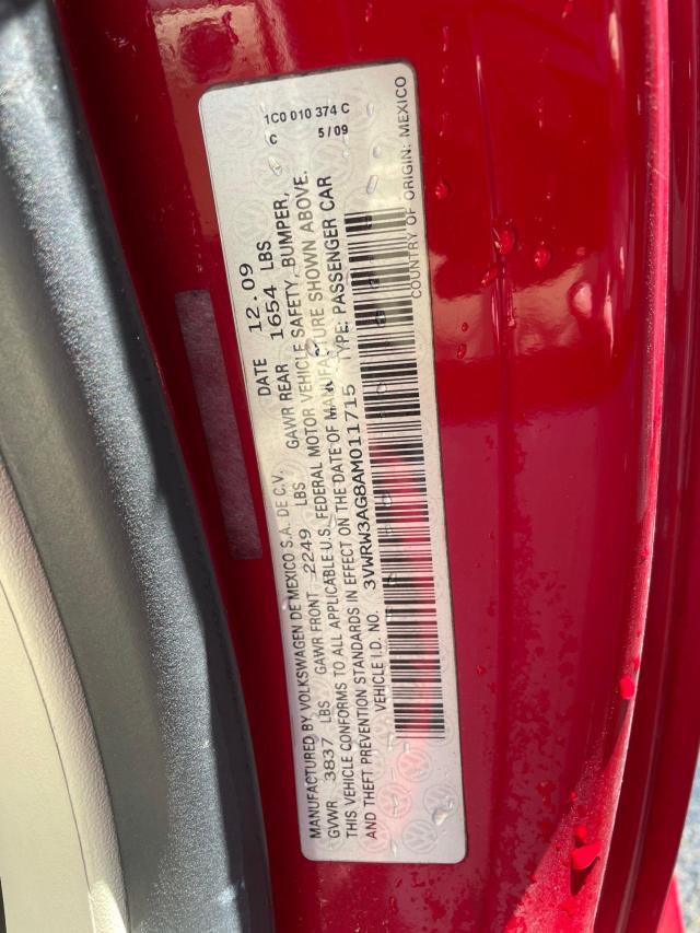 2010 VOLKSWAGEN NEW BEETLE 3VWRW3AG8AM011715