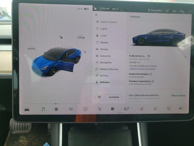 2018 TESLA MODEL 3 5YJ3E1EA1JF078005
