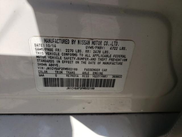 2015 INFINITI Q40 JN1CV6AP2FM502199