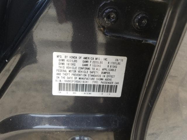 2016 ACURA ILX BASE W 19UDE2F36GA018041