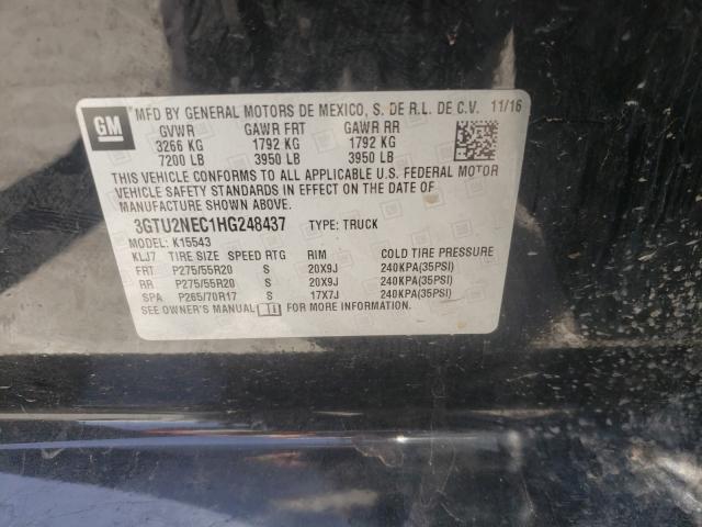 2017 GMC SIERRA K15 3GTU2NEC1HG248437