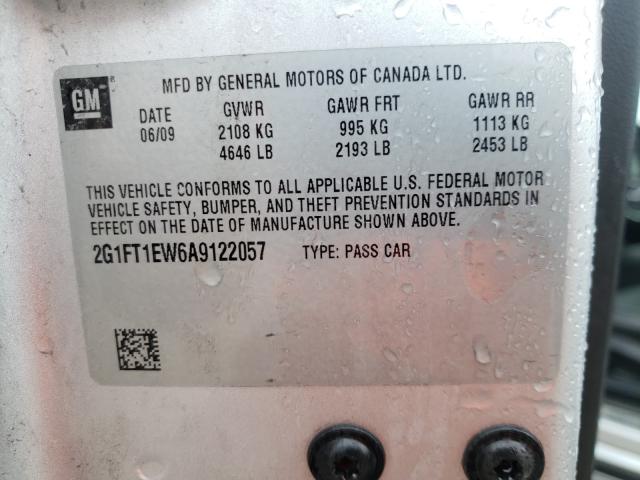 2010 CHEVROLET CAMARO 2G1FT1EW6A9122057