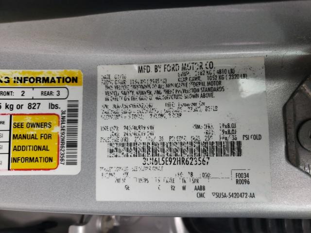 2017 LINCOLN MKZ RESERV 3LN6L5E92HR623567