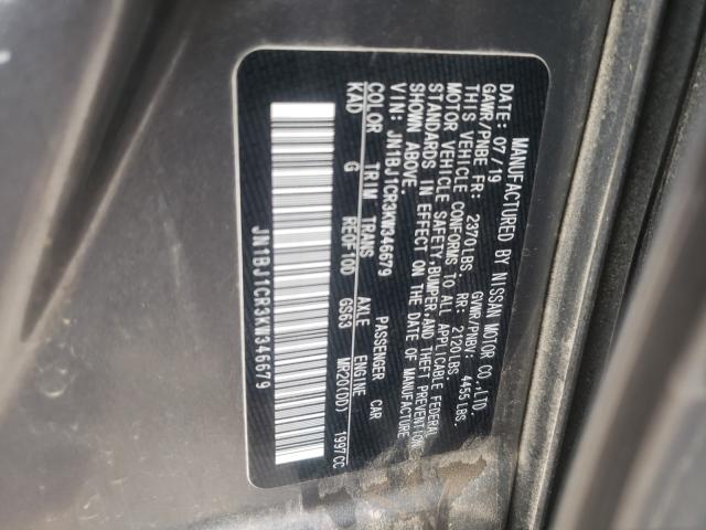 2019 NISSAN ROGUE SPOR JN1BJ1CR3KW346679