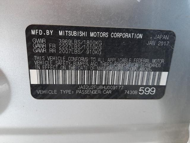2017 MITSUBISHI LANCER ES JA32U2FU8HU009177