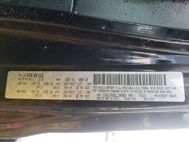 2020 JEEP GLADIATOR 1C6HJTAG5LL190966