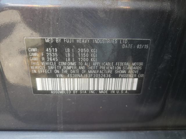 2015 SUBARU LEGACY 4S3BNAJ63F3052636