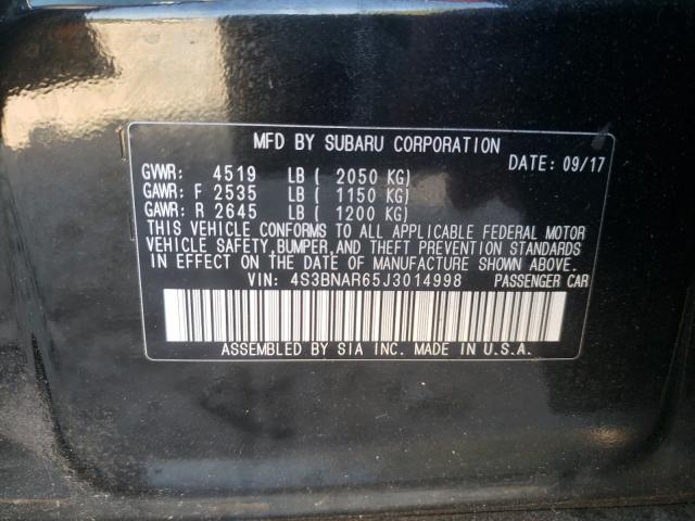 2018 SUBARU LEGACY SPO 4S3BNAR65J3014998