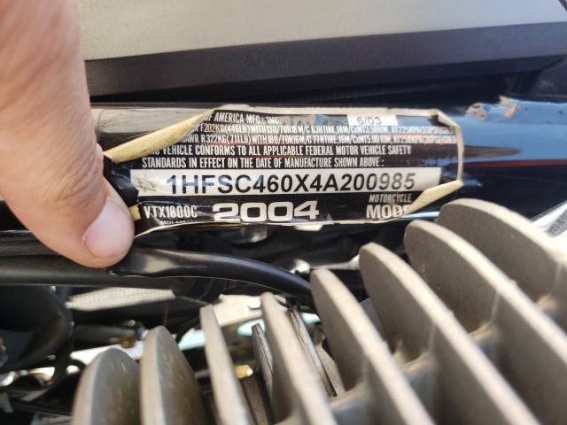 2004 HONDA VTX1800 C 1HFSC460X4A200985