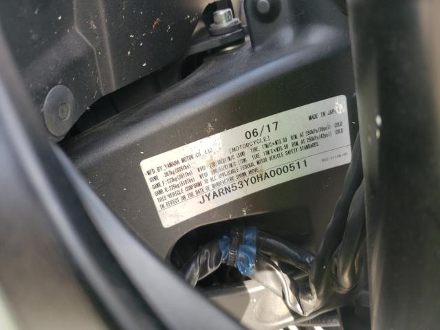 2017 YAMAHA FZ09 C JYARN53Y0HA000511