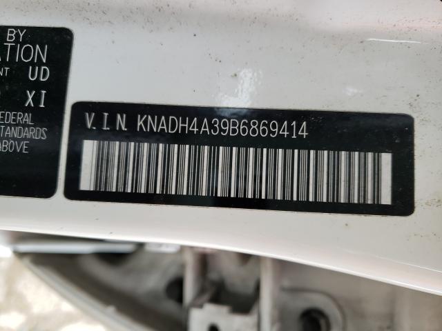 2011 KIA RIO BASE KNADH4A39B6869414